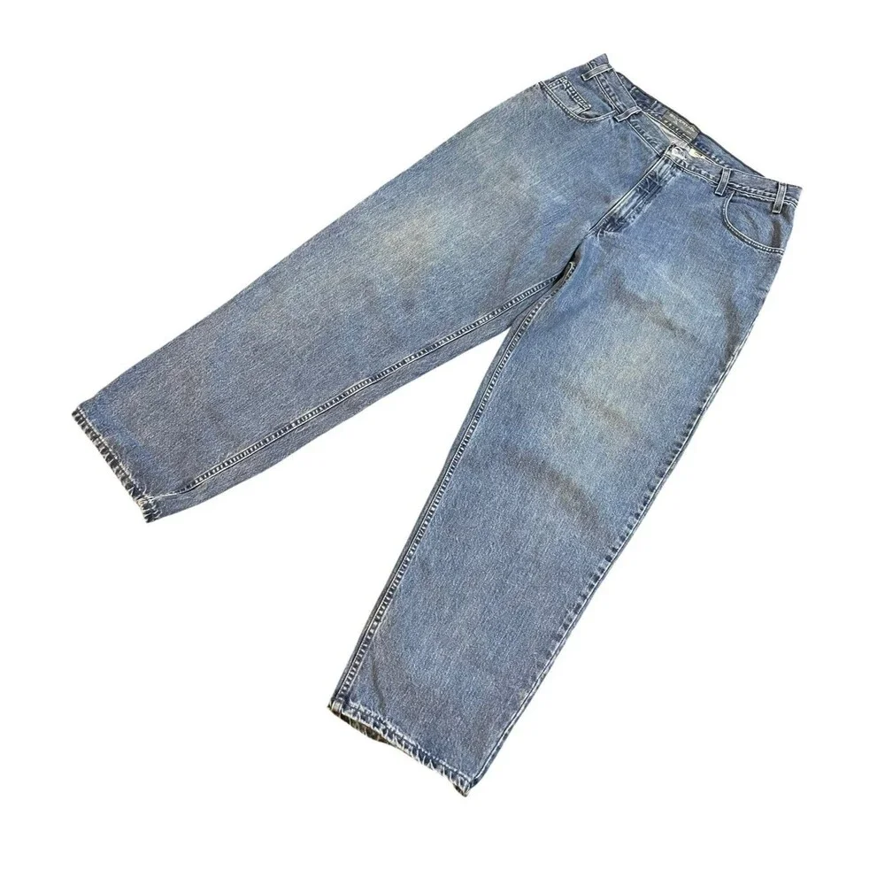 Vintage Y2K Levi’s Silvertab Baggy Fit Blue Denim Jeans Size 38x34 Skater Grunge